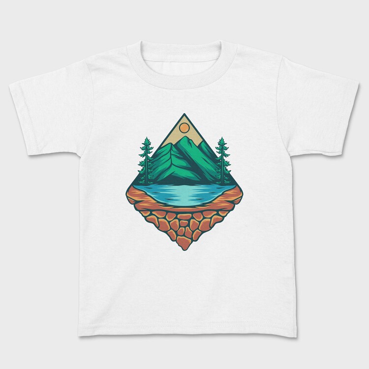 Mountain Illustration 5, Tricou Copii
