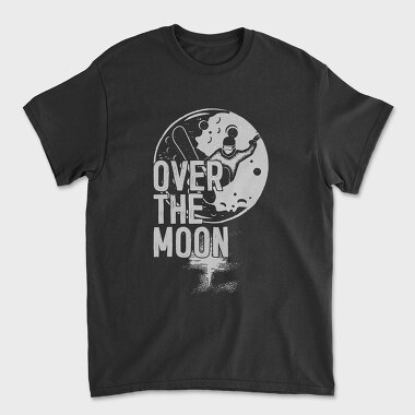 Over the Moon Snowboard, Tricou Barbati (Unisex)