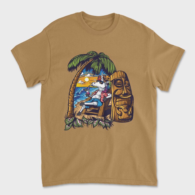 Unicorn Vacation, Tricou Barbati (Unisex)