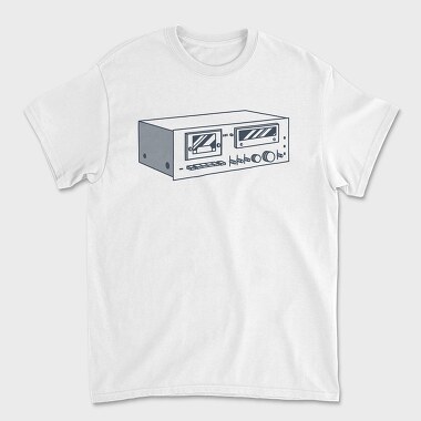 Vintage Audio Illustration 3, Tricou Barbati (Unisex)