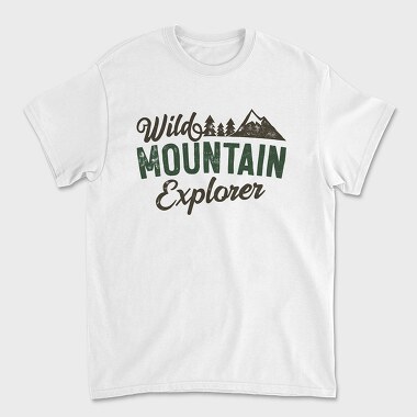 Wild Mountain Explorer, Tricou Barbati (Unisex)