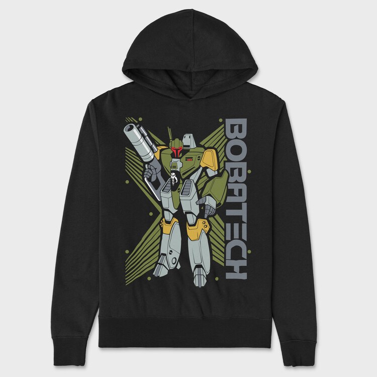 Robotech 2, Hanorac Oversize Barbati (Unisex)