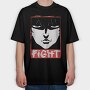 Fight Face, Tricou Oversize Barbati (Unisex)