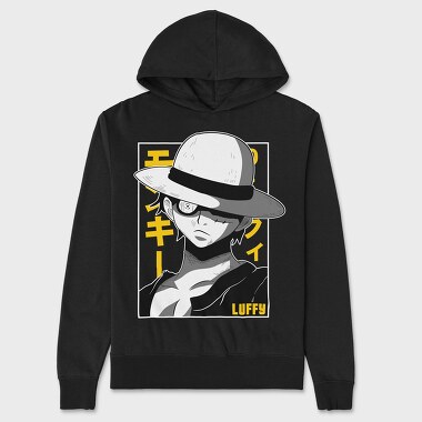 One Piece 62, Hanorac Oversize Barbati (Unisex)