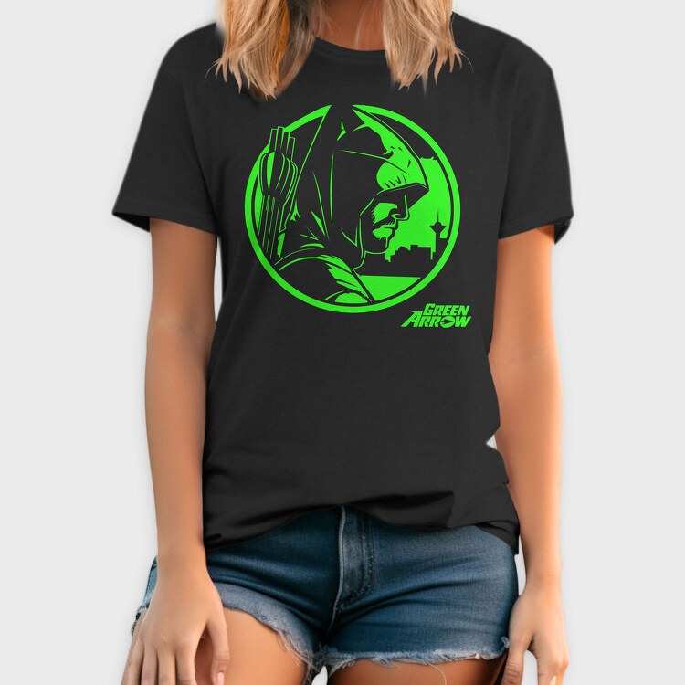 Green Arrow Emblem, Tricou Barbati (Unisex)