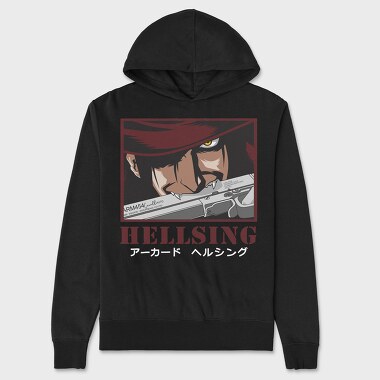Hellsing 1, Hanorac Oversize Barbati (Unisex)