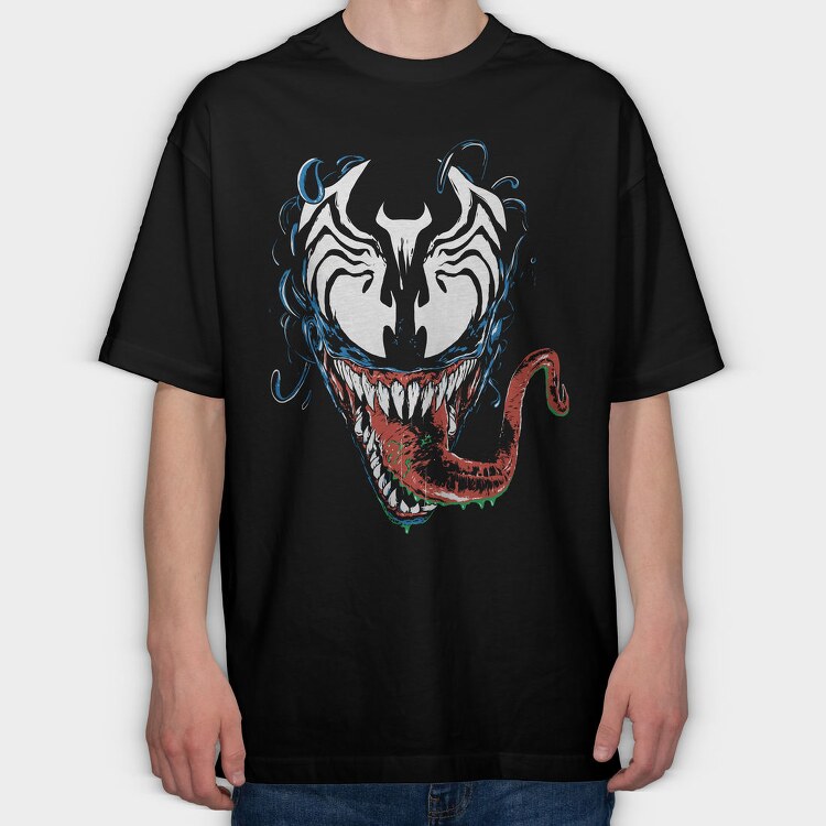 Venomous Grin 4, Tricou Oversize Barbati (Unisex)