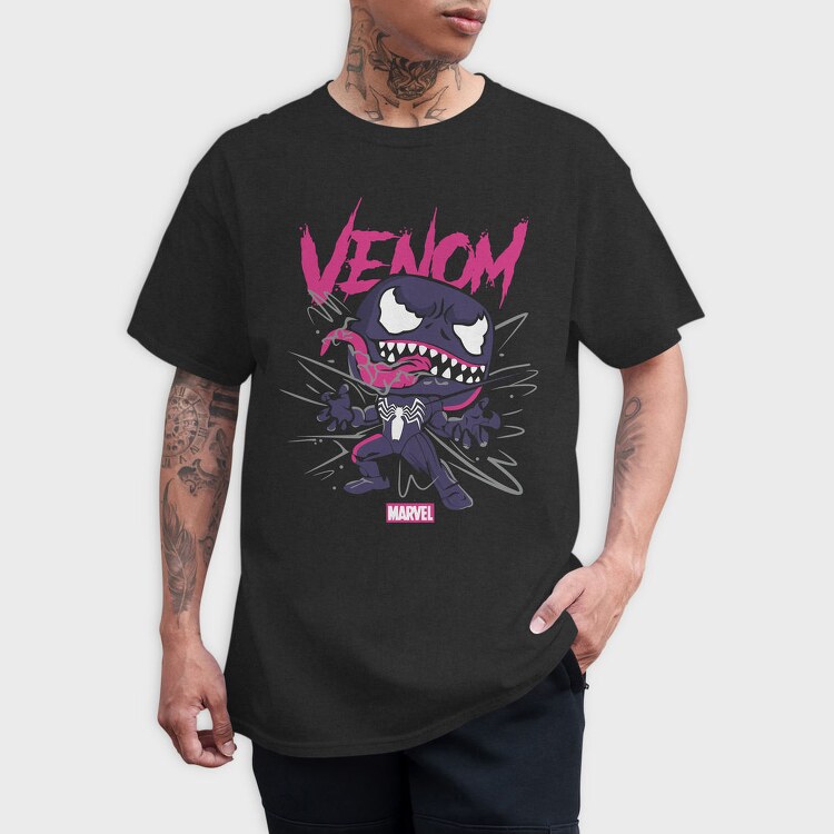 Venomized Spiderman, Tricou Barbati (Unisex)