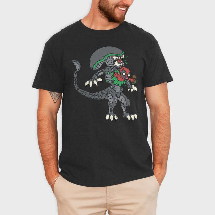 Alien Invader, Tricou Barbati (Unisex)