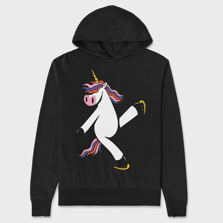 Hanorac Barbati (Unisex), Unicorn Ice Skating