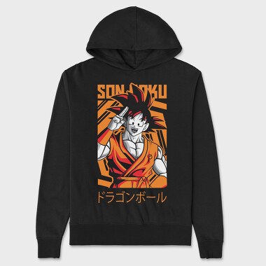 Dragon Ball Z 97, Hanorac Oversize Barbati (Unisex)