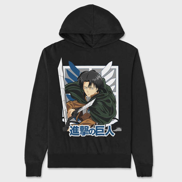 Attack on Titan 37, Hanorac Oversize Barbati (Unisex)