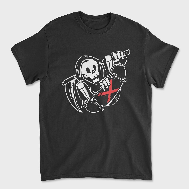 Grim Reaper Skate, Tricou Barbati (Unisex)