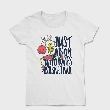 Tricou Femei, Basketball Skull