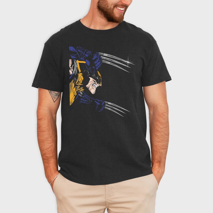 Wolverine Claws Out, Tricou Barbati (Unisex)