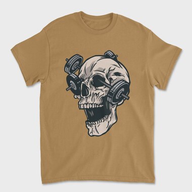 Tricou Barbati (Unisex), Skull Gym