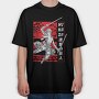 Mikasa Sword Fight, Tricou Oversize Barbati (Unisex)