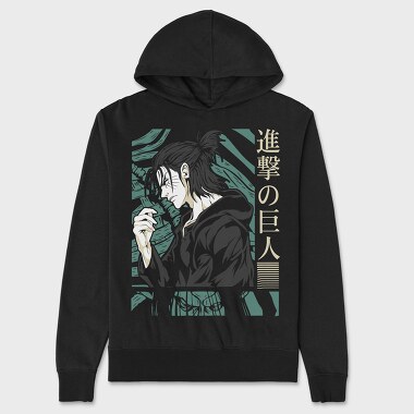 Eren Yeager, Hanorac Oversize Barbati (Unisex)