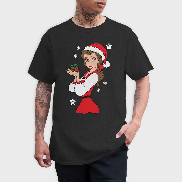 Christmas Belle Gift, Tricou Barbati (Unisex)