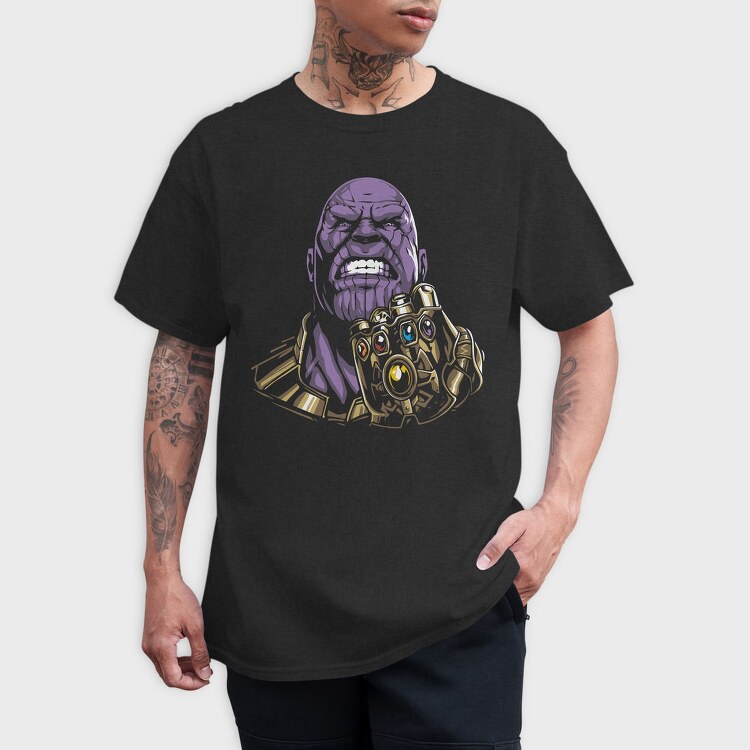 Purple Thanos, Tricou Barbati (Unisex)