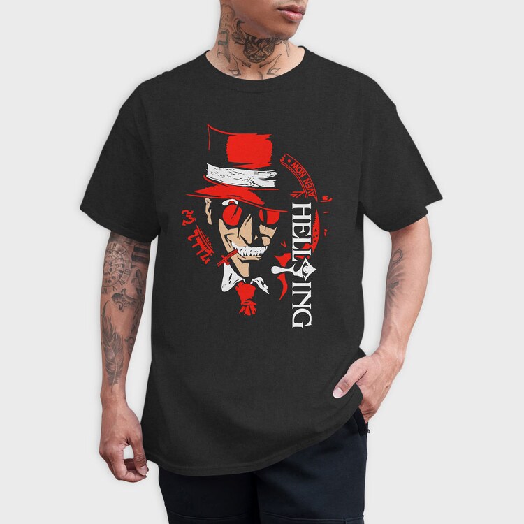 Hellsing Alucard, Tricou Barbati (Unisex)