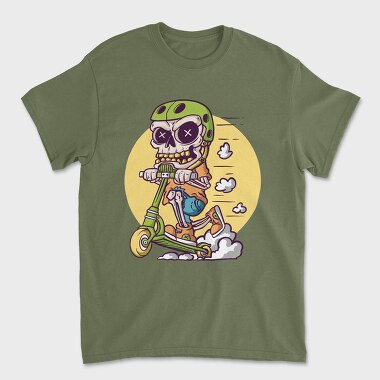 Tricou Barbati (Unisex), Scooter Bones