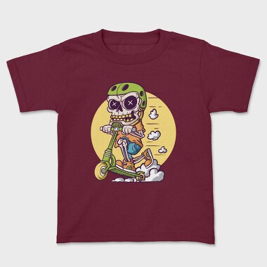 Tricou Copii, Scooter Bones