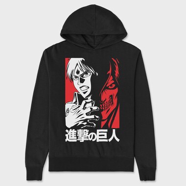 Attack on Titan 46, Hanorac Oversize Barbati (Unisex)