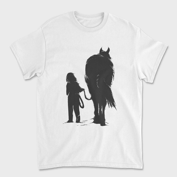 Tricou Barbati (Unisex), Girl And Horse