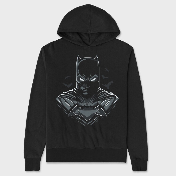 Batman Bat Signal, Hanorac Oversize Barbati (Unisex)