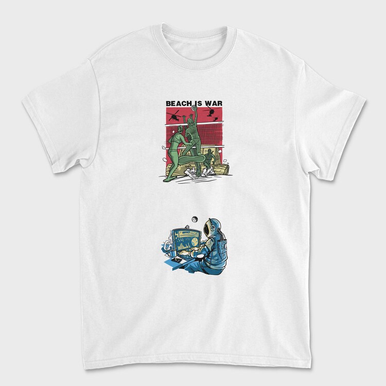 Beach Volleyball War, Tricou Barbati (Unisex)