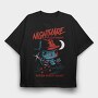 Nightmare Elm Street Horror, Tricou Oversize Barbati (Unisex)