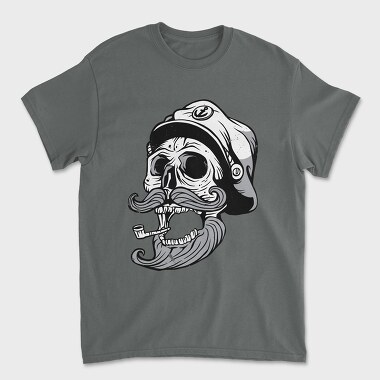 Tricou Barbati (Unisex), Marine Skull