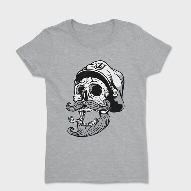 Tricou Femei, Marine Skull