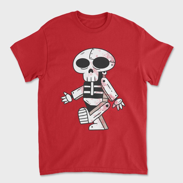 Robot Skull, Tricou Barbati (Unisex)