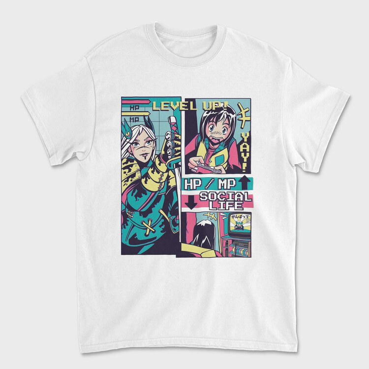 Level Up Life, Tricou Barbati (Unisex)