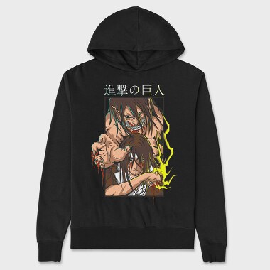 Attack on Titan 8, Hanorac Oversize Barbati (Unisex)