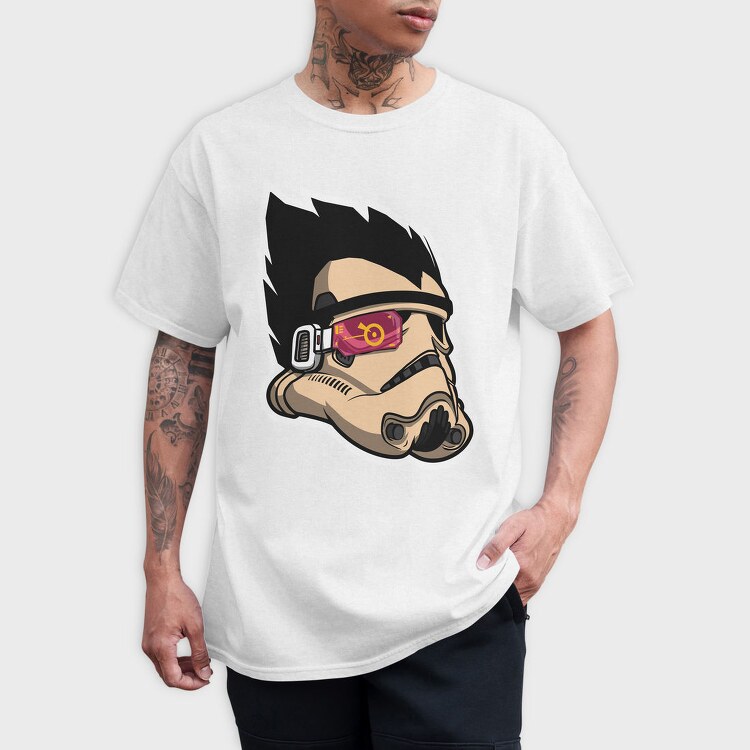 Stormtrooper Visage, Tricou Barbati (Unisex)