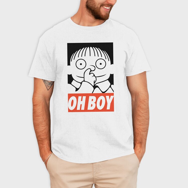 Oh Boy Oh Boy, Tricou Barbati (Unisex)