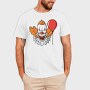 Clown Balloon Scream, Tricou Barbati (Unisex)