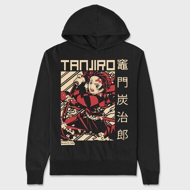 Tanjiro, Hanorac Oversize Barbati (Unisex)