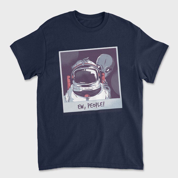 Tricou Barbati (Unisex), Astronaut Alien