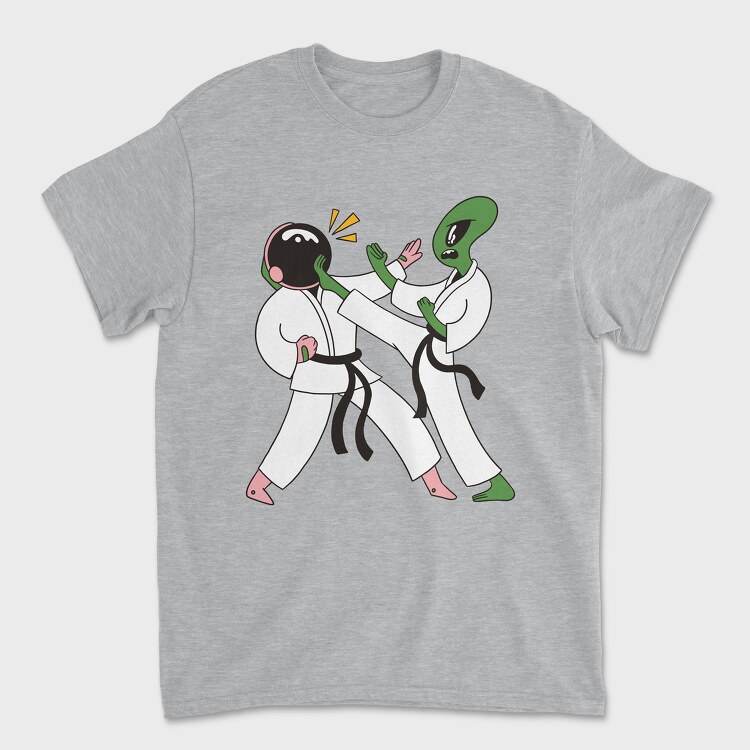 Astronaut Alien Karate, Tricou Barbati (Unisex)