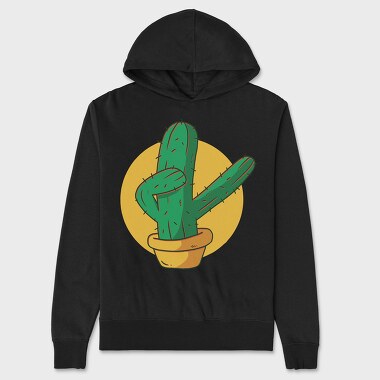 Dabbing Cactus, Hanorac Oversize Barbati (Unisex)
