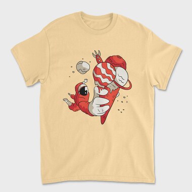 Tricou Barbati (Unisex), Astronaut Ice Cream