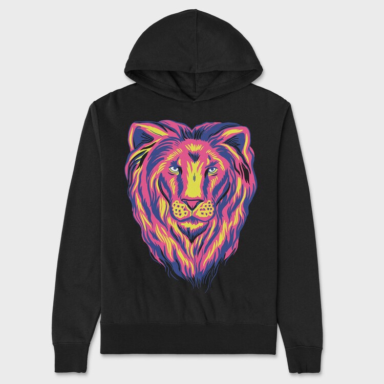 Hanorac Barbati (Unisex), Colorful Lion