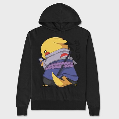 Pikachu Samurai, Hanorac Oversize Barbati (Unisex)