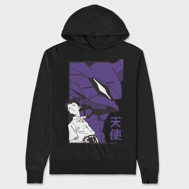 Neon Genesis Evangelion 9, Hanorac Oversize Barbati (Unisex)