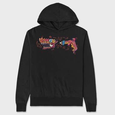 Colorful Creature 43, Hanorac Oversize Barbati (Unisex)