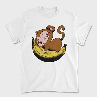 Banana Monkey Ride, Tricou Barbati (Unisex)